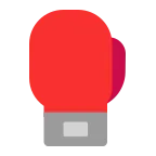 Boxing Glove emoji on Microsoft