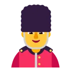 Emoji Guardia hombre en Microsoft