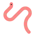 Worm emoji on Microsoft