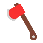 Axe emoji on Microsoft