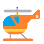 Emoji Helicóptero en Microsoft