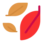 Emoji Hojas caídas en Microsoft