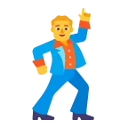 Emoji Hombre bailando en Microsoft