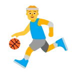 Man Bouncing Ball emoji on Microsoft