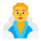 Emoji Hombre en una sauna en Microsoft