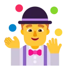 Emoji Hombre haciendo malabares en Microsoft