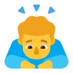 Emoji Hombre haciendo una reverencia en Microsoft