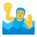 Emoji Hombre jugando al waterpolo en Microsoft