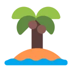 Emoji Isla desierta en Microsoft