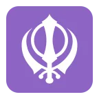 Khanda emoji on Microsoft