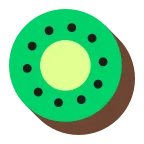 Kiwi Fruit emoji on Microsoft
