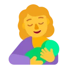 Breast-Feeding emoji on Microsoft