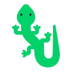 Lizard emoji on Microsoft