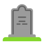 Emoji Lápida en Microsoft
