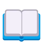 Emoji Libro abierto en Microsoft