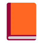 Orange Book emoji on Microsoft