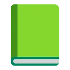 Emoji Libro verde en Microsoft