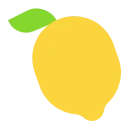 Emoji Limón en Microsoft