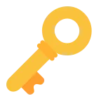Old Key emoji on Microsoft