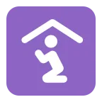 Place of Worship emoji on Microsoft