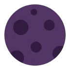 New Moon emoji on Microsoft
