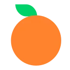 Emoji Mandarina en Microsoft
