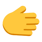 Rightwards Hand emoji on Microsoft
