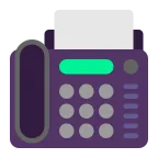 Fax Machine emoji on Microsoft