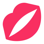 Kiss Mark emoji on Microsoft