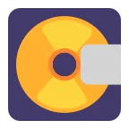Computer Disk emoji on Microsoft