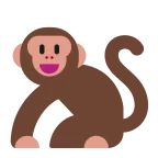 Monkey emoji on Microsoft