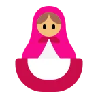 Emoji Muñeca rusa en Microsoft