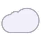 Cloud emoji on Microsoft