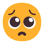 Emoji Ojitos suplicantes en Microsoft