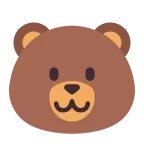 Emoji Oso en Microsoft