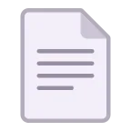 Page Facing Up emoji on Microsoft