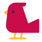 Bird emoji on Microsoft