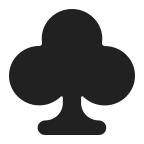 Club Suit emoji on Microsoft