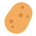 Potato emoji on Microsoft