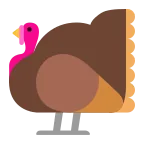 Turkey emoji on Microsoft