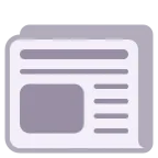 Newspaper emoji on Microsoft