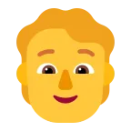 Person emoji on Microsoft