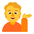 Emoji Persona de mostrador de información en Microsoft