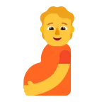 Pregnant Person emoji on Microsoft
