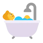 Emoji Persona en la bañera en Microsoft