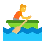 Person Rowing Boat emoji on Microsoft