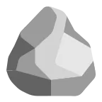 Emoji Piedra en Microsoft