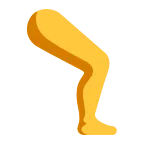 Emoji Pierna en Microsoft