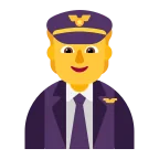 Pilot emoji on Microsoft