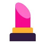 Lipstick emoji on Microsoft